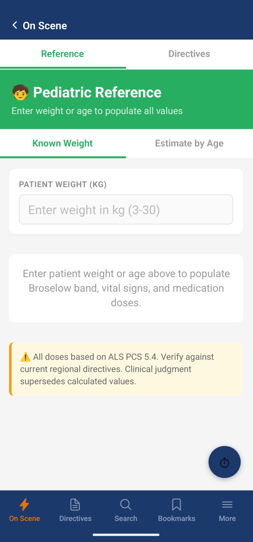 MedicAi pediatric reference